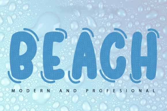 Beach: A Display Font That Brings Summer Energy to Your Designs