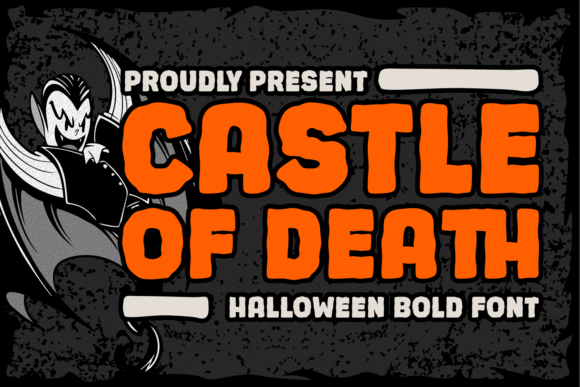 Castle of Death: A Display Font for Haunting Visual Impact