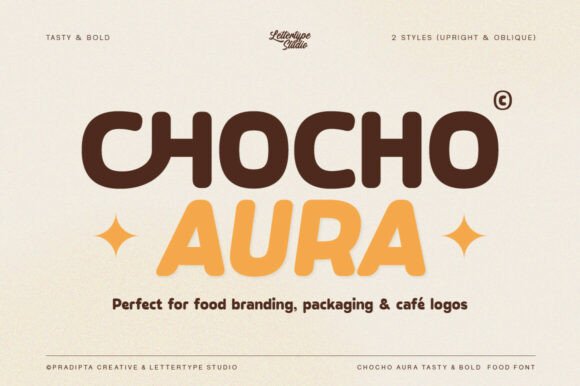 Chocho Aura: The Friendly Typeface for Delicious Designs