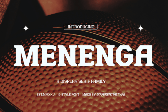 Menenga: A Futuristic Serif for Bold Statements