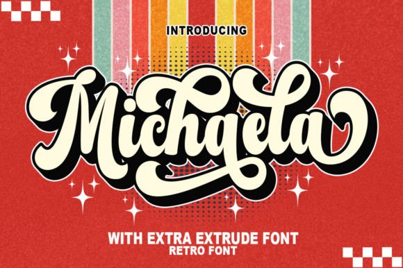 Michaela Display Duo: Adding Retro Charm to Modern Designs