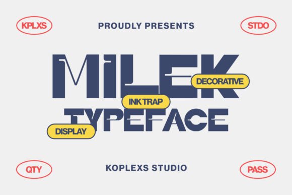 Milek: A Typeface That Commands Attention