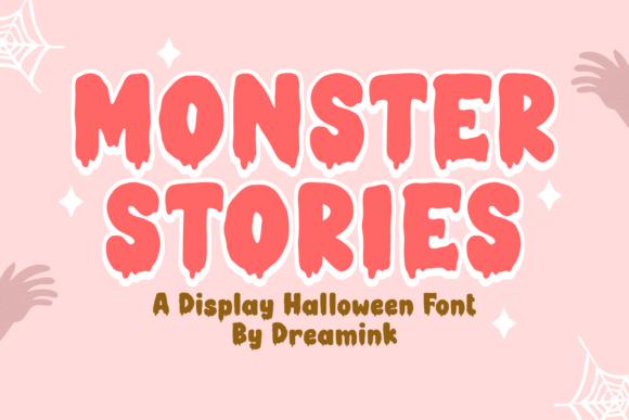 Monster Stories Font by Dreamink 7ntypes: A Halloween Game-Changer