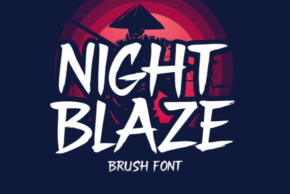 Night Blaze: The Bold Brush Font That Commands Attention
