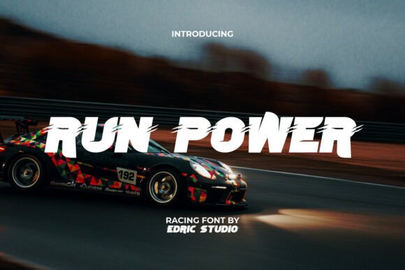 Run Power: A Racing Font That Captures Pure Speed