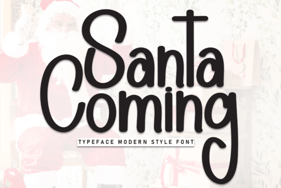 Santa Coming: A Font That Feels Like a Hug