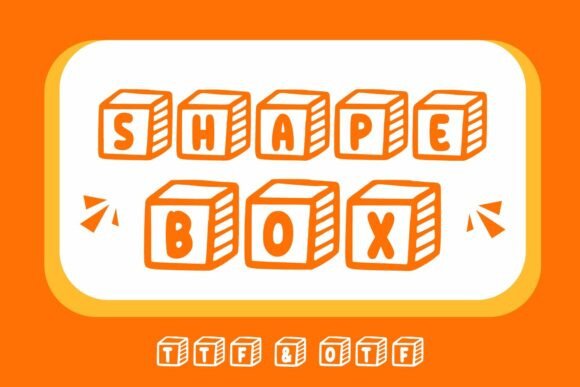 Shape Box: A Creative Display Font That Commands Attention