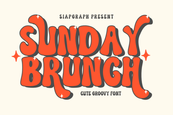 Sunday Brunch: A Groovy Display Font for Modern Designers