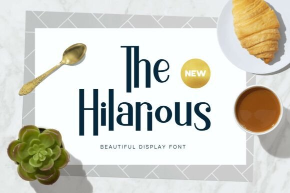 The Hilarious: A Typeface That Blends Vintage Charm with Modern Elegance