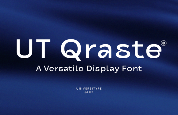 UT Qraste: A Display Font for Modern Brands